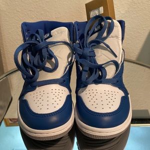 Brand new, never worn, Blue and Grey Retro Jordan One’s High, not mids. No box